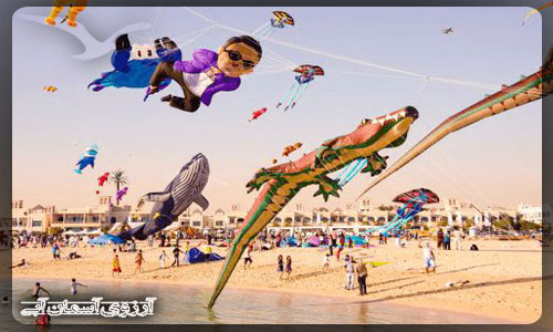 ساحل بادبادک ها در دبی